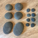 Set lávových kamenů z Peru - 14 ks