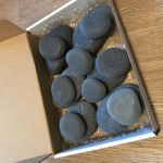 Set lávových kamenů z Peru - 14 ks - Masážní příslušenství - Masážní kameny